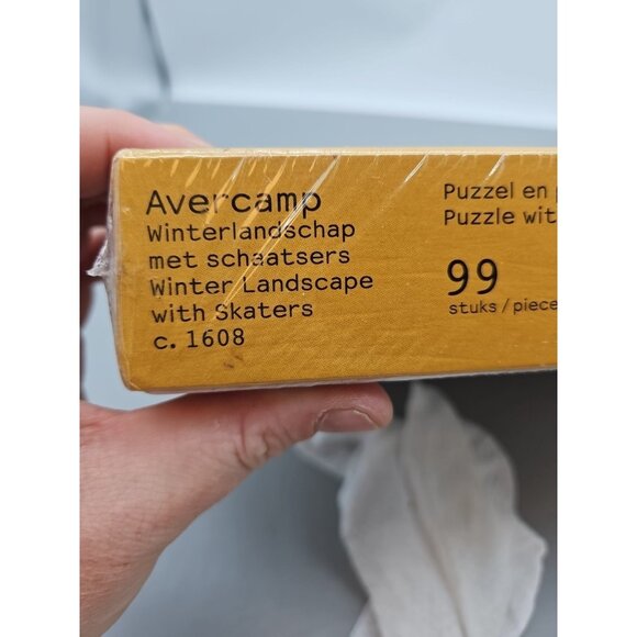 Puzzelman Winter Landscape w/ Skaters H. Avercamp Puzzle w/ Poster 99 Pieces New - Picture 4 of 10